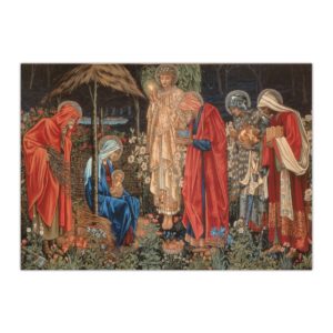 Kartka bożonarodzeniowa – Edward Burne-Jones, Gwiazda Betlejemska (Tapiseria), 1890