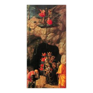 Kartka bożonarodzeniowa – Andrea Mantegna, Pokłon Trzech Króli (fragment), 1460