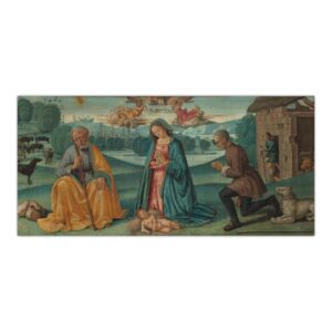Kartka bożonarodzeniowa – Domenico Ghirlandaio, Narodzenie, ok. 1480